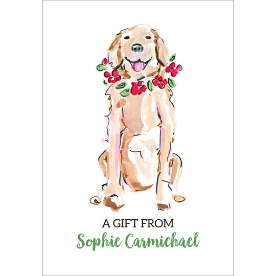 Golden Retriever Gift Stickers